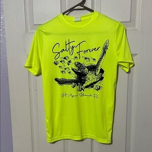 Neon Yellow Graphic T-Shirt
